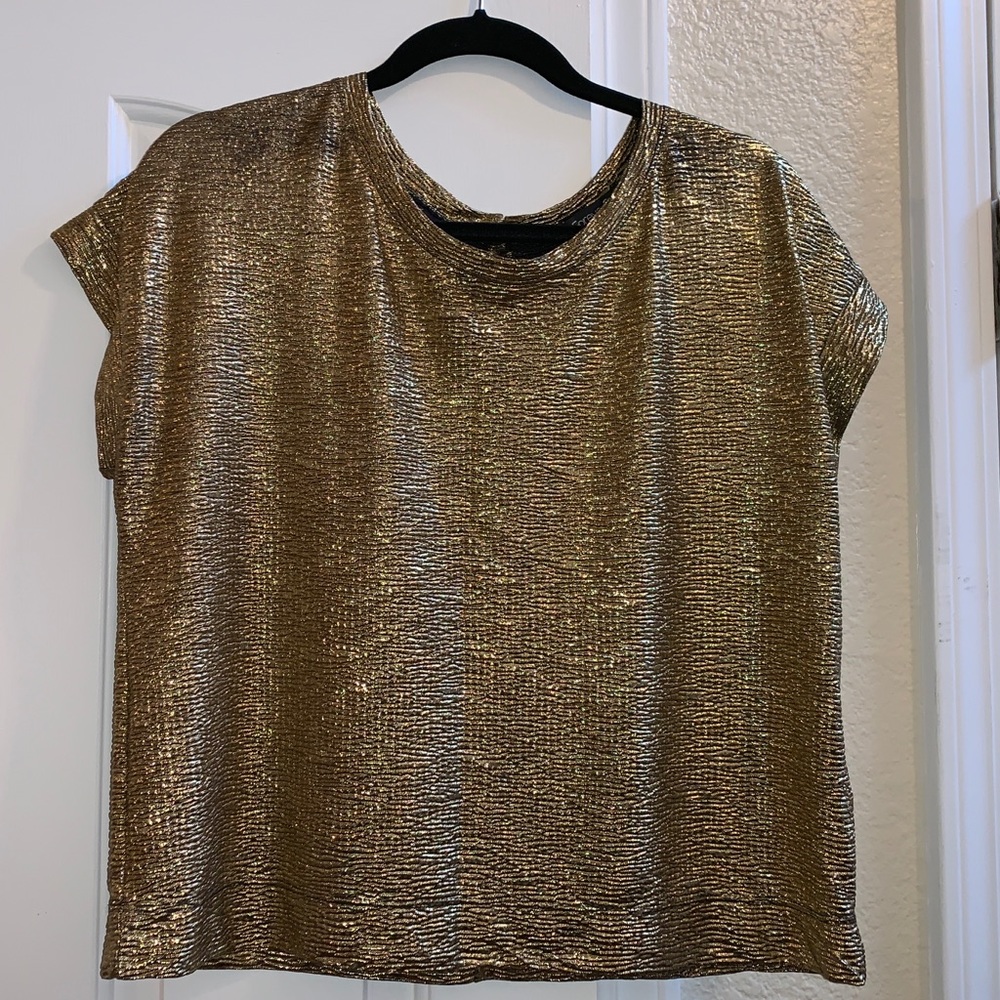 Forever 21 Gold blouse